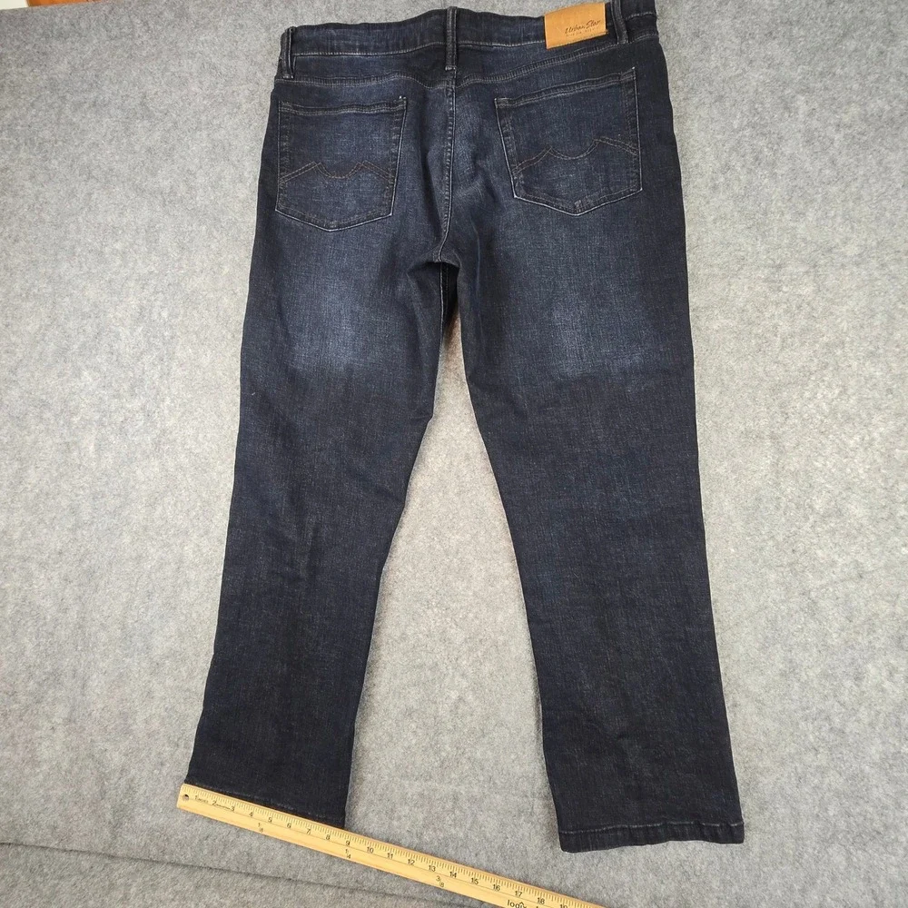 Urban Star Jeans Mens 40x30 Dark Wash‎ Straight Leg Stretch Denim